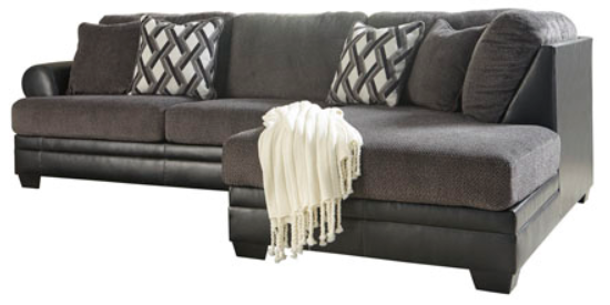 Benchcraft® Kumasi 2-Piece Smoke Living Room Set-1