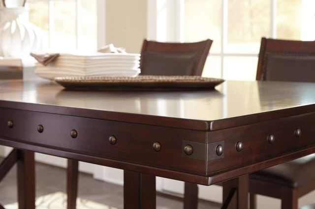 Signature Design by Ashley® Collenburg Dark Brown Counter Height Dining Table-2