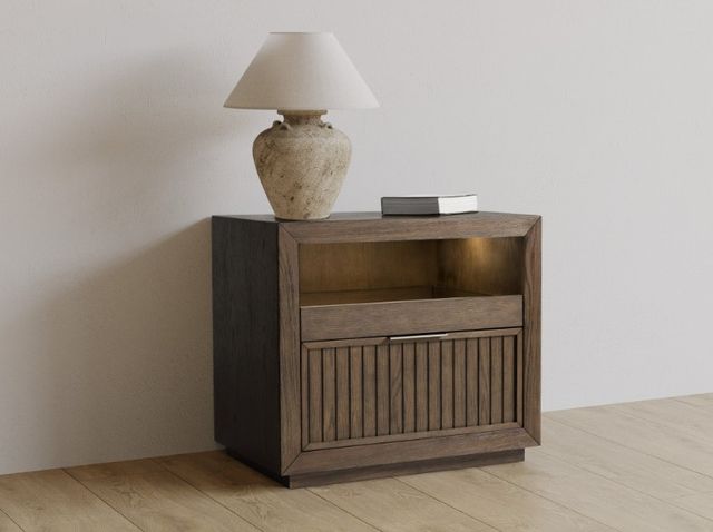 Flexsteel® Athens Chocolate Brown Open Nightstand-1