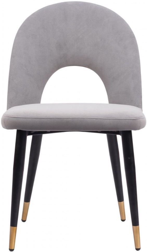 Zuo® Modern Menlo Black/Gold/Gray Dining Side Chair Set-1