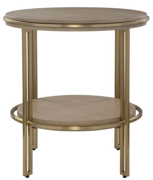 Uttermost® Elise Brass Side Table-3