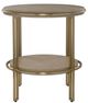 Uttermost® Elise Brass Side Table-3