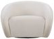 Uttermost® DeSoto Cream Swivel Chair-3