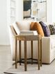Kincaid® Brookside-Acquisitions Blond Top Chairside Table with Travertine Base-2