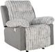 Global Furniture USA U6028 Gray Manual Glider Recliner-0