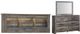 Signature Design by Ashley® Drystan 3-Piece Multi Queen/Full Bookcase Headboard Bed Set-0