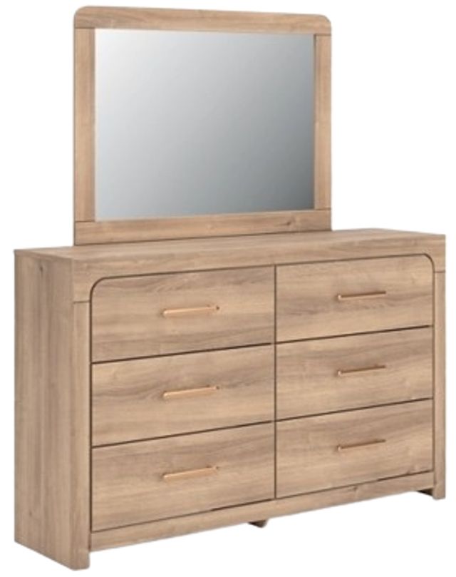 Signature Design by Ashley® Kinlanni Tan Dresser and Mirror-0