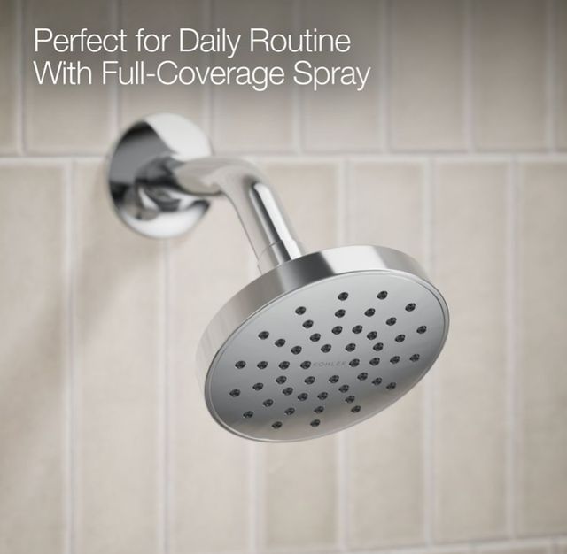 KOHLER® Elate® Rite-Temp® Polished Chrome 2.5 GPM Bath and Shower Trim Kit with Push-Button Diverter-3