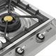 Ilve Nostalgie II 48” Stainless Steel Liquid Propane Cooktop with 8 Burners, Griddle and Chrome Trim-5