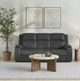 Flexsteel® Ziggy Iron Leather Power Reclining Sofa with Power Headrest and Lumbar-1