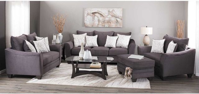 Peak Living Flannel Seal Loveseat-1