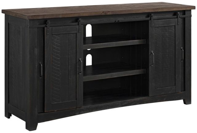Martin Svensson Rustic Black/Brown Entertainment Console-3