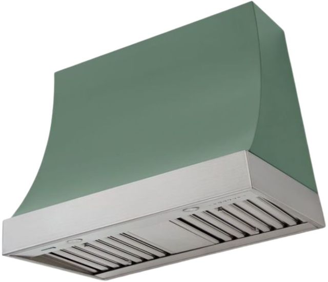 AGA Marquee 36" Mineral Green Wall Mounted Range Hood with Brushed Nickel Trim-0