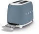 Smeg 50's Style 2 Slice Storm Blue Toaster-4