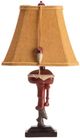 Crestview Collection Outboard Red Table Lamp-1