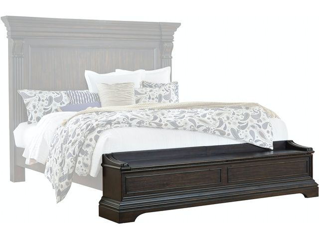 Pulaski™ Caldwell Brown Queen Storage Bed-3