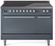 Ilve® Professional Plus II 48" Blue Grey Pro Style Induction Range-0
