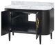 Currey & Company Briallen 48" Black Vanity with Oval Undermount Sink-2