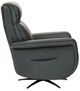 Flexsteel® Haven Harbor Leather Power Swivel Recliner with Power Headrest and Lumbar-4