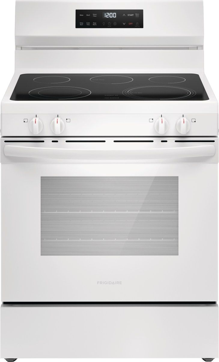 Frigidaire® 30" White Freestanding Electric Range