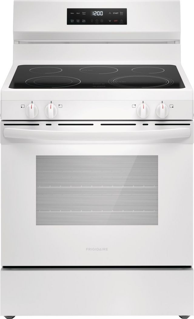 Frigidaire® 30" White Freestanding Electric Range-0