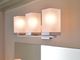 Moen® 90°™ Brushed Nickel Three Globe Bath Light-3