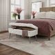 Jofran Inc. Huggy Natural Storage Bench-1