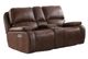 Elements International Atlantis Brown Loveseat-0