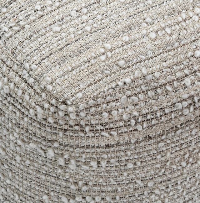 Dovetail Furniture Lesbos Natural Pouf Ottoman-2