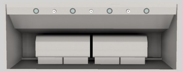 Vent-A-Hood® 60" Stainless Steel Wall Mounted Range Hood-3