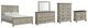 Elements International Farmington 5-Piece Medium Brown/Washed Stone King Panel Bedroom Set-0