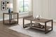 Mazin Furniture Douge Brown Coffee Table with Gunmetal Frame -2