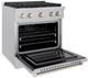 ZLINE Paramount 30" Satin Stainless Steel Pro Style Dual Fuel Range-3