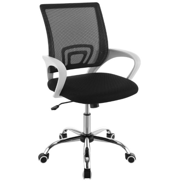 Coaster® Felton Black Upholstered Adjustable Home Office Desk Chair-0