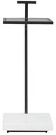 Signature Design by Ashley® Mannill Glass Top Accent Table with Black/White Base-2