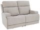 BarcaLounger® Casual Comfort Ashbee Arula Dove Power Reclining Loveseat with Power Headrest-0