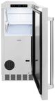 ZLINE Touchstone 15" 66 lb. Stainless Steel Gourmet Ice Maker with Drain Pump and Satin Stainless Steel Door-2