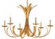 Currey & Company Bette Grecian Gold Leaf Chandelier-0