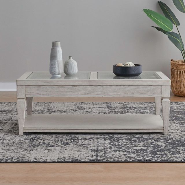 Liberty Furniture Caruso Heights Whitestone Cocktail Table-1