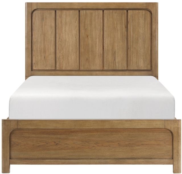 Homelegance® Charlotte Light Brown California King Platform Panel Storage Bed-2