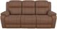 La-Z-Boy® Dorian Mocha Leather Manual Reclining Sofa-1