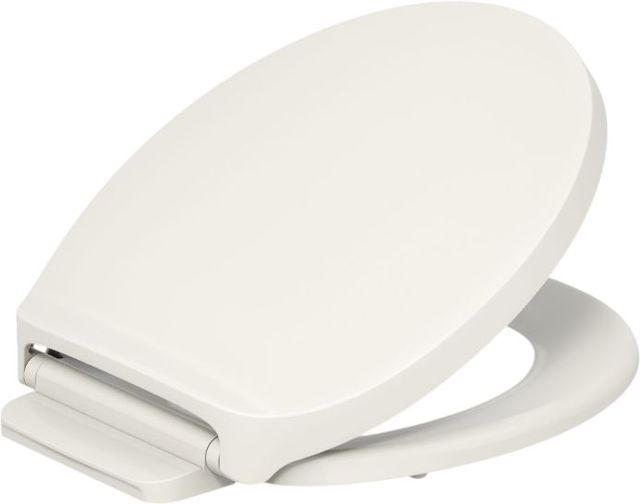 KOHLER® Drift™ Biscuit Readylatch® Quiet-Close™ Round-Front Toilet Seat-1