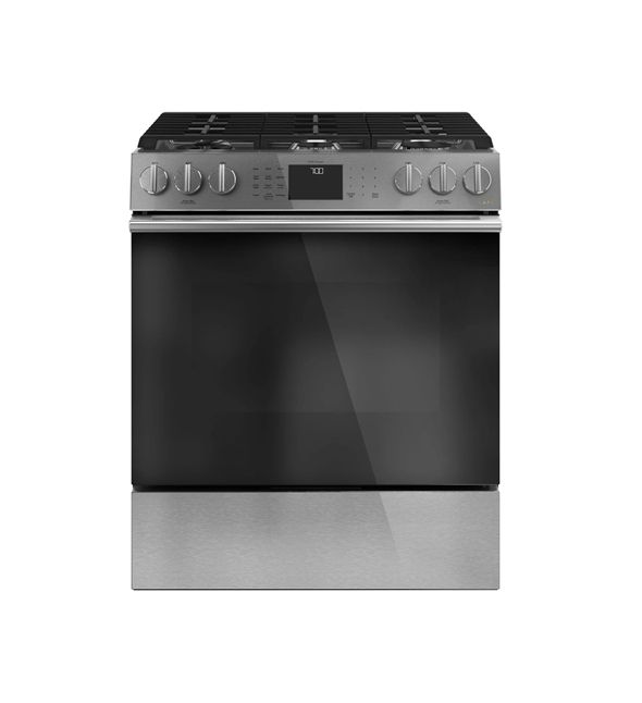 Café™ 30" Platinum Glass Slide-In Gas Range-0
