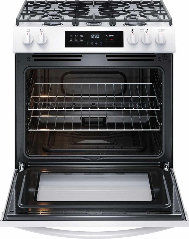Frigidaire® 30" White Slide In Gas Range-1