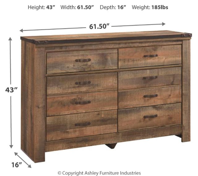 Signature Design by Ashley® Trinell Brown Dresser-1