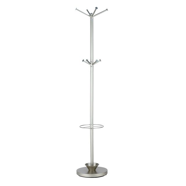 Adesso® Quatro Champagne Umbrella Stand/Coat Rack-0