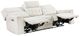 Homelegance® Celeste Beige Double Power Reclining Sofa with Power Headrests-4