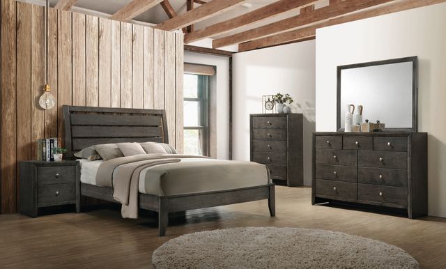 Coaster® Serenity Mod Grey Queen Panel Bed-2