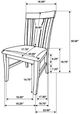 Coaster® Hartville 5-Piece Natural Light Brown Dining Set-5
