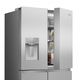 Hisense 36” 22.7 Cu. Ft. Stainless Steel Freestanding French Door Refrigerator with Water Dispenser-5